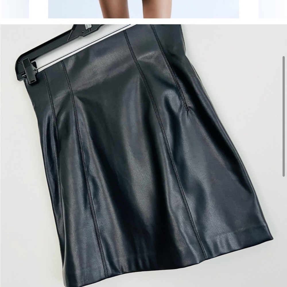 Zara leather skirt